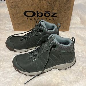 OBOZ SYPES MID LEATHER B-DRY WATERPROOF BOOTS